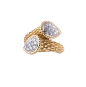 Boucheron Paris Toi Et Moi Serpent Boheme Ring In 18Kt With Diamonds