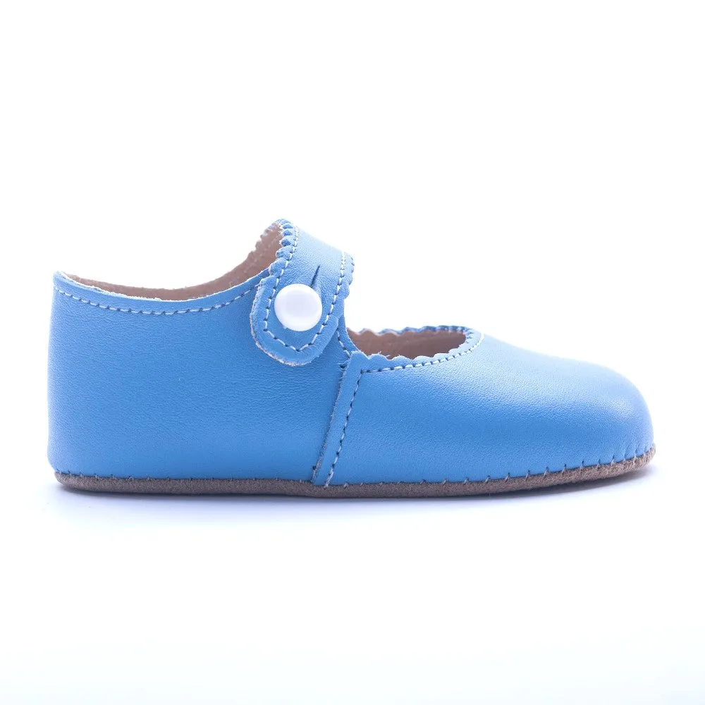 Britannical x Early Days - Emma Pre-Walker Baby Shoes - Porcelain Blue