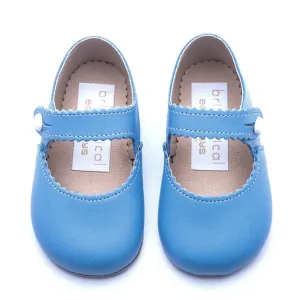 Britannical x Early Days - Emma Pre-Walker Baby Shoes - Porcelain Blue