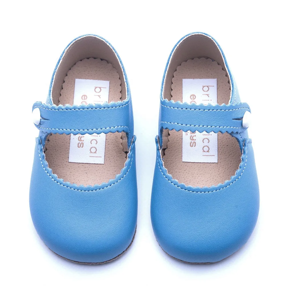 Britannical x Early Days - Emma Pre-Walker Baby Shoes - Porcelain Blue