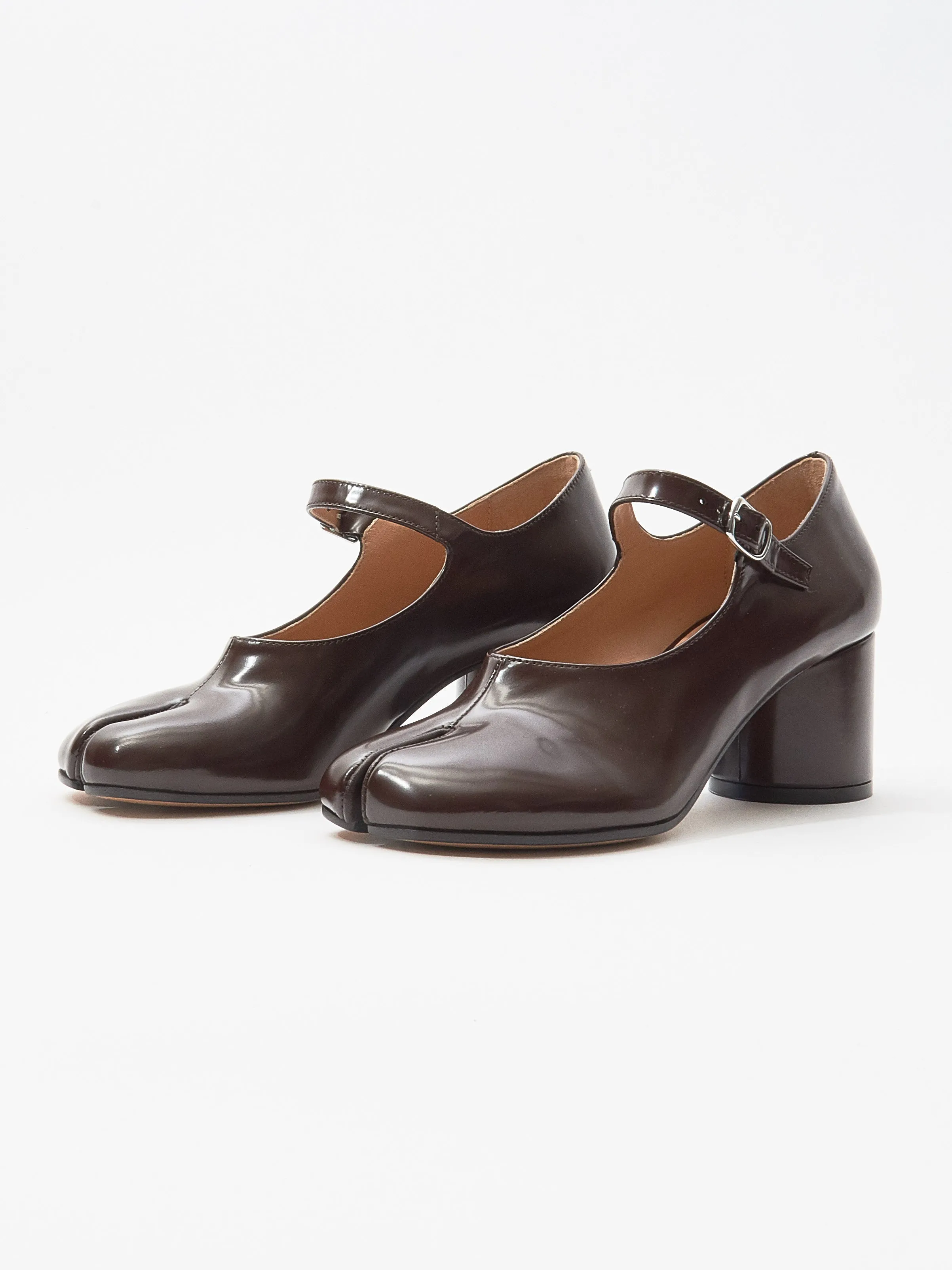 Brown Tabi Mary-Janes