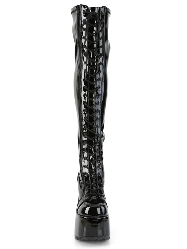 Camel Thigh High Boot