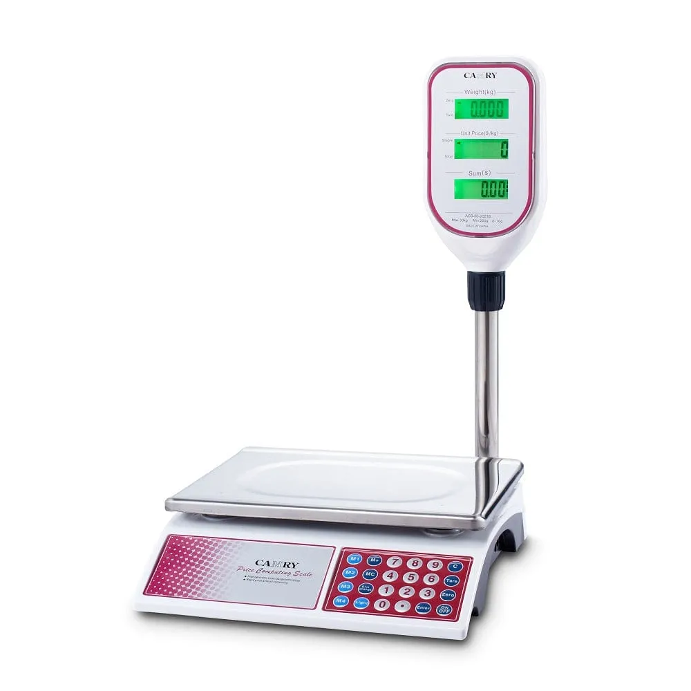 Camry Digital Price Computing Scale 30Kg Tower Type - ACS-JE21B