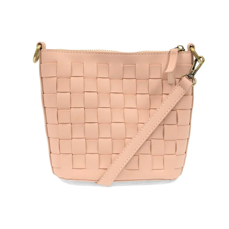 Carry Me Home Basket Crossbody Purse In Pink Ballet Slipper By Joy Susan