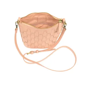 Carry Me Home Basket Crossbody Purse In Pink Ballet Slipper By Joy Susan