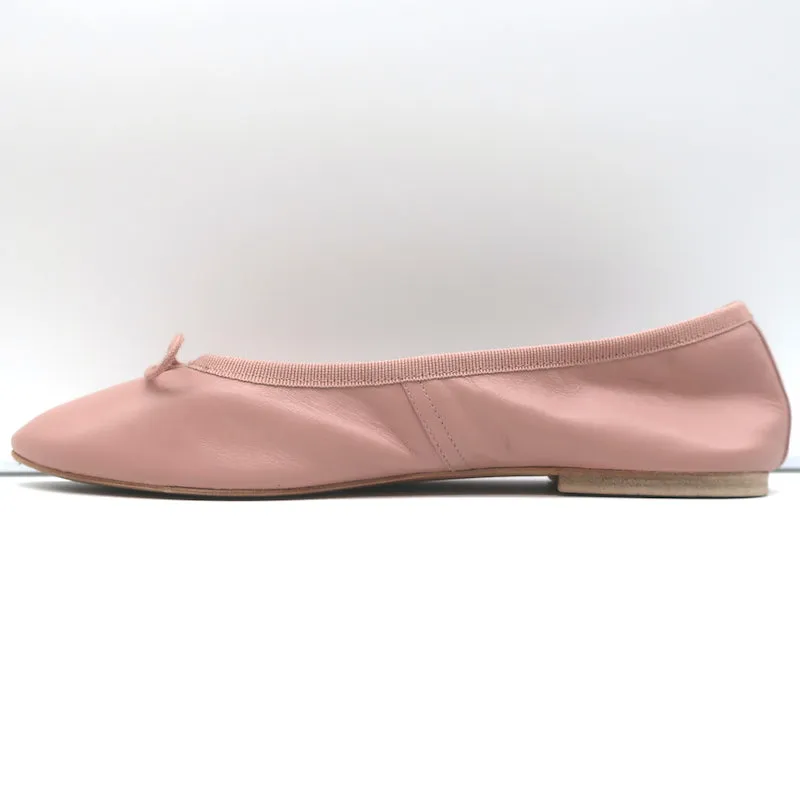 Celine Les Ballerines Ballet Flats with Laces Vintage Pink Leather Size 38.5