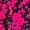 Cerise and Black Print High Neck Long Sleeve Top