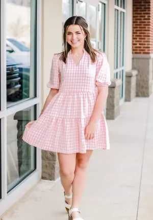 Cheers to a Good Time Dress in Pink