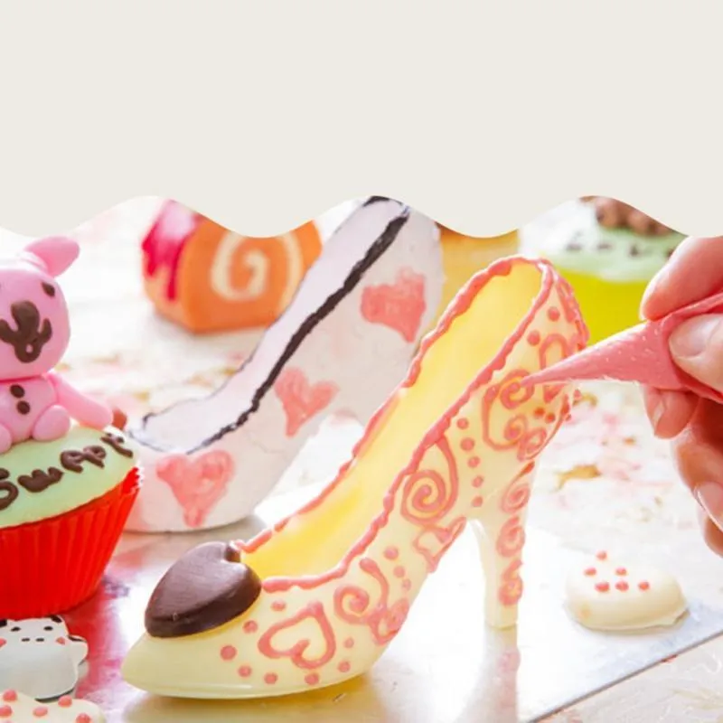 Chocolate High Heels Shoe Mould Set