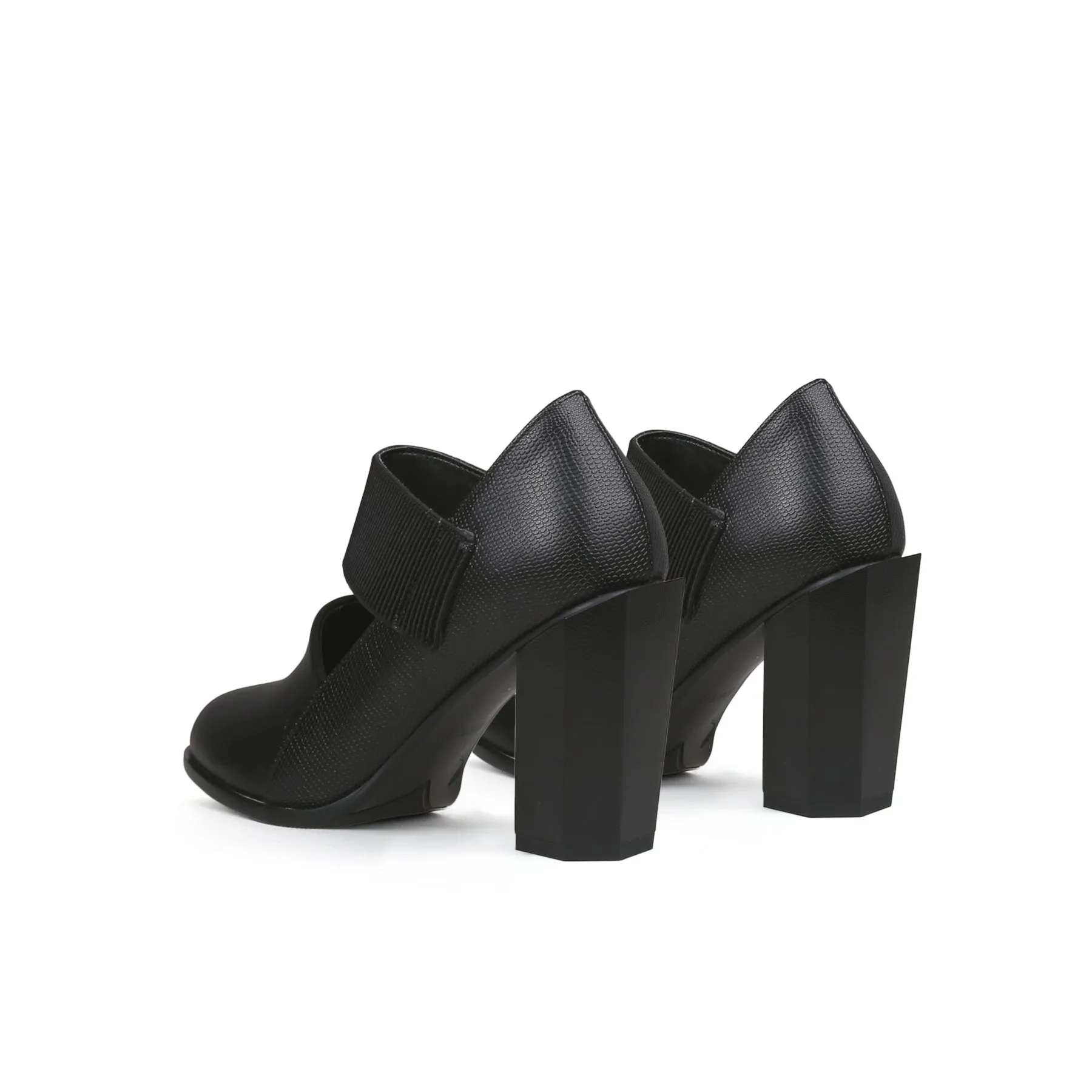 Clarke Cross Strap Leather Mary Jane - Black