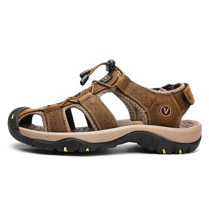 Classic Soft Leather Roman Sandals