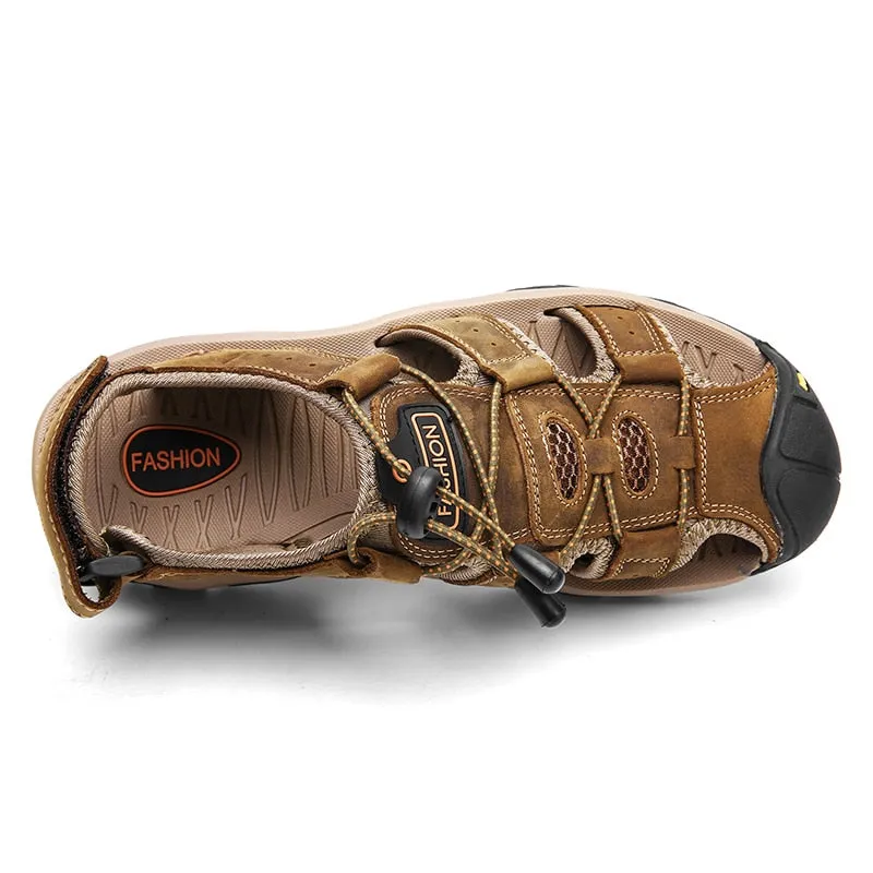 Classic Soft Leather Roman Sandals