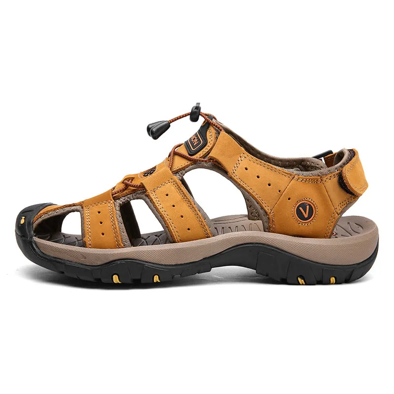 Classic Soft Leather Roman Sandals