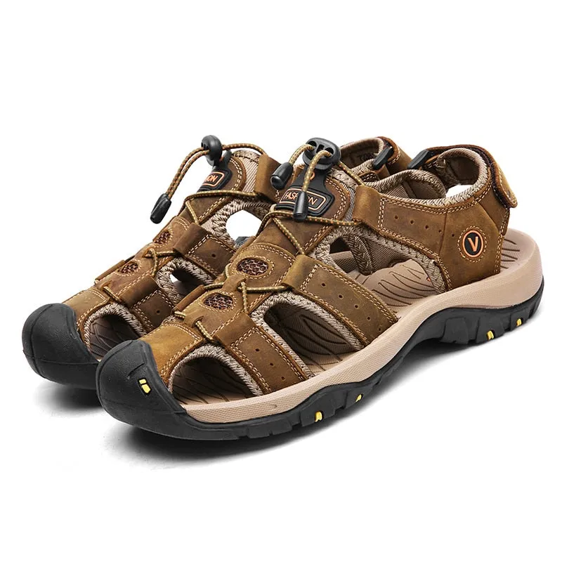 Classic Soft Leather Roman Sandals