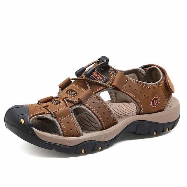 Classic Soft Leather Roman Sandals