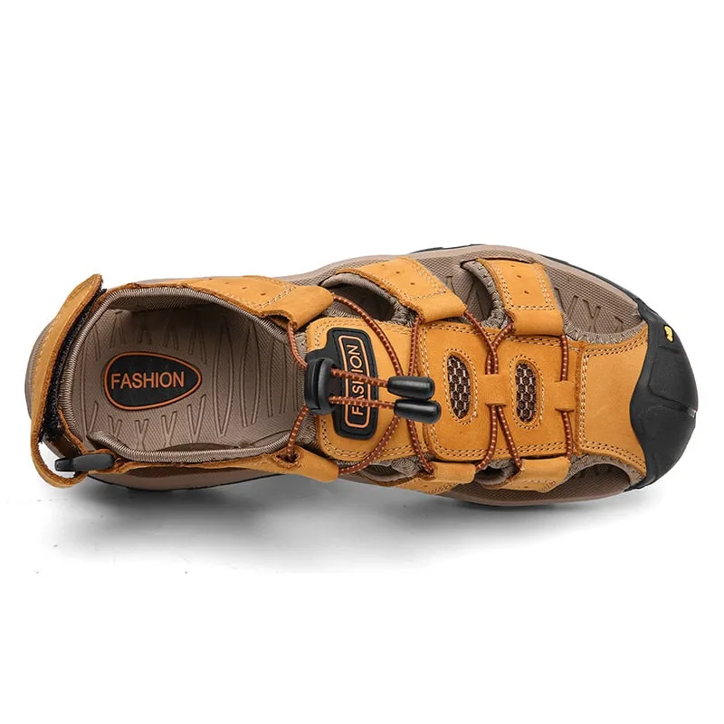 Classic Soft Leather Roman Sandals