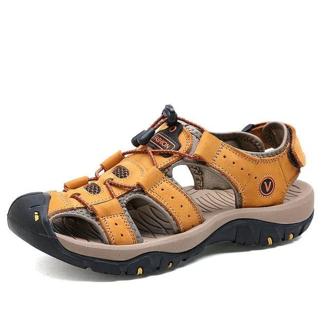 Classic Soft Leather Roman Sandals