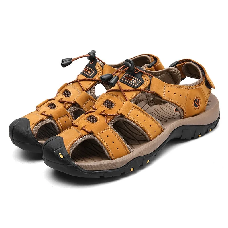 Classic Soft Leather Roman Sandals