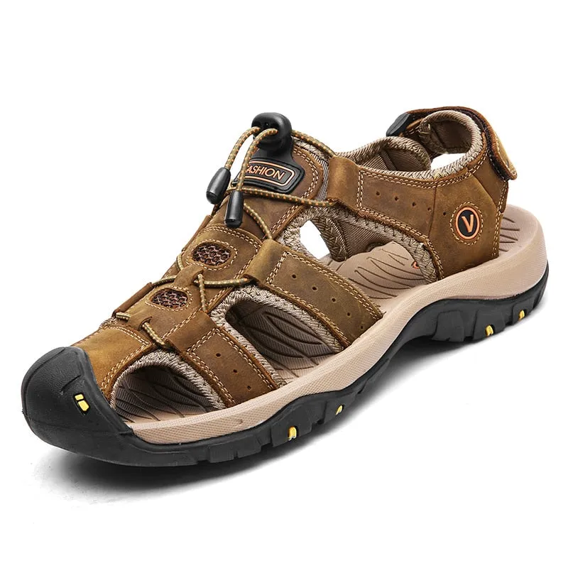 Classic Soft Leather Roman Sandals