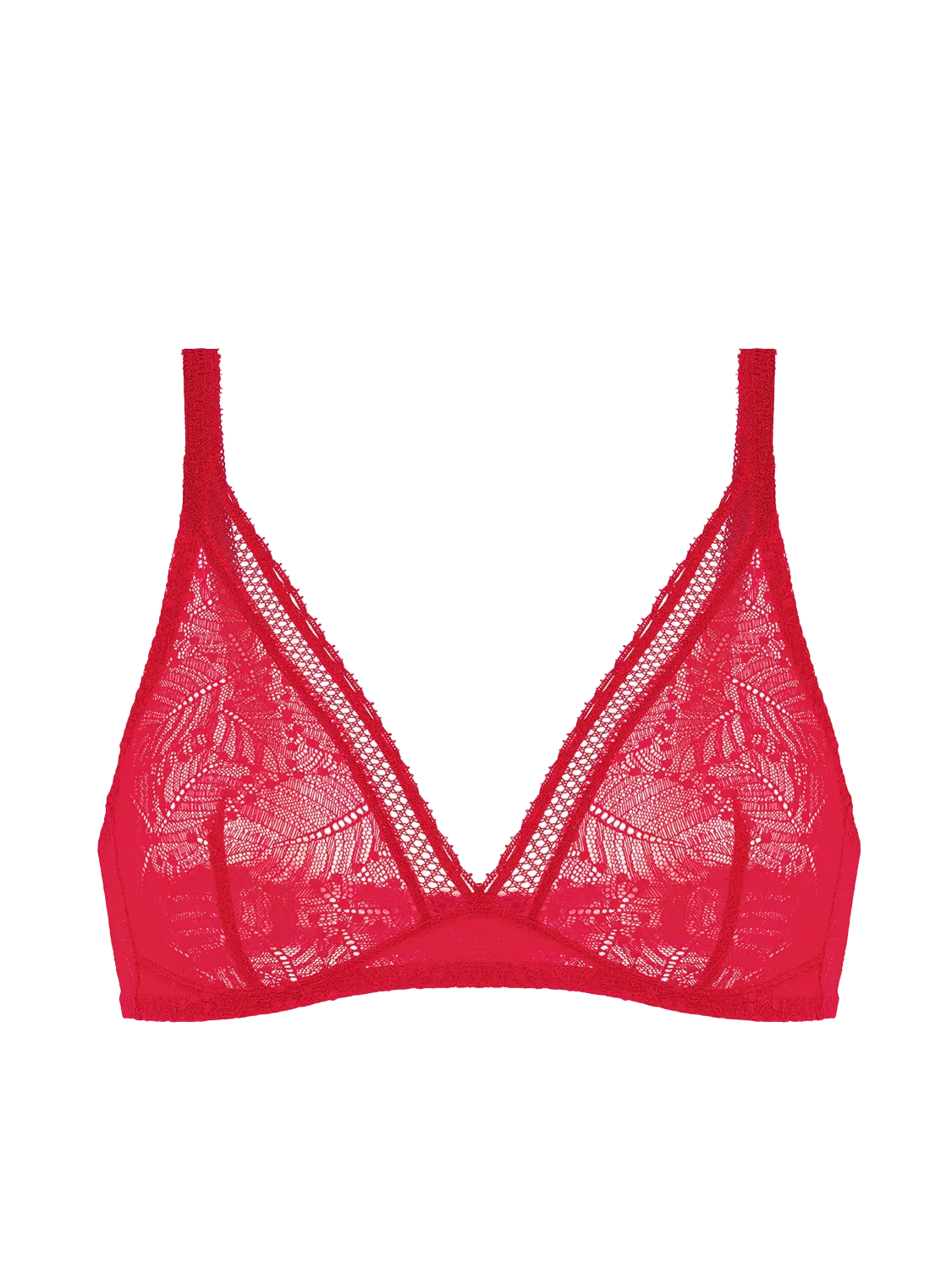 Comete Wireless Bra In Ruby Pink - Simone Perele