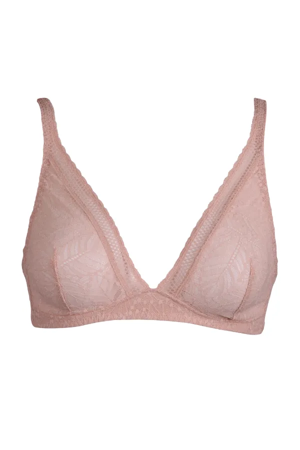 Comete Wireless Triangle Bra - Cream