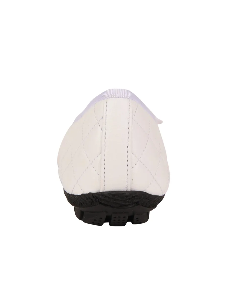 Cozy Quilted Leather Ballet Flat