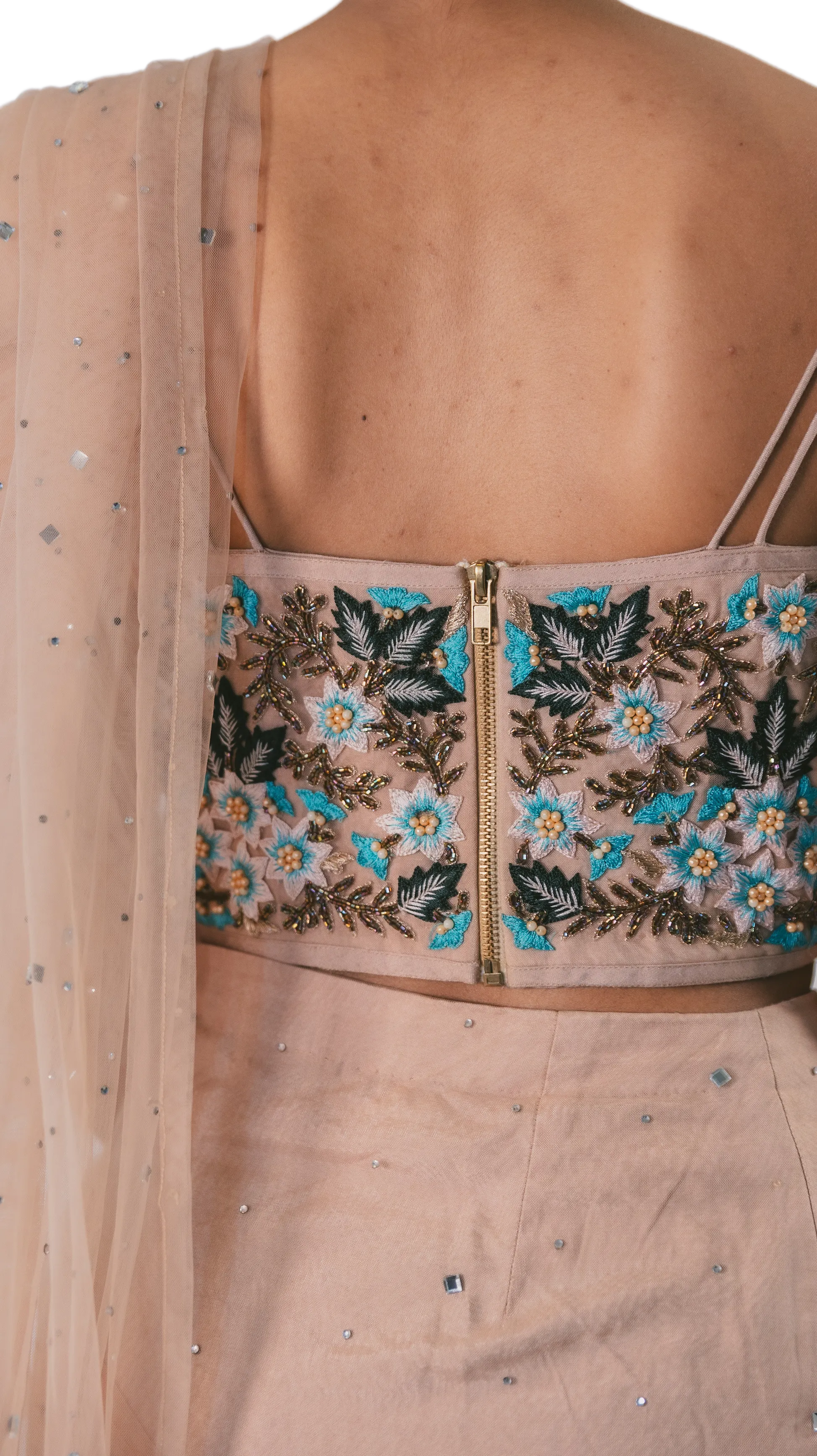 Crystal Ruffle Sari