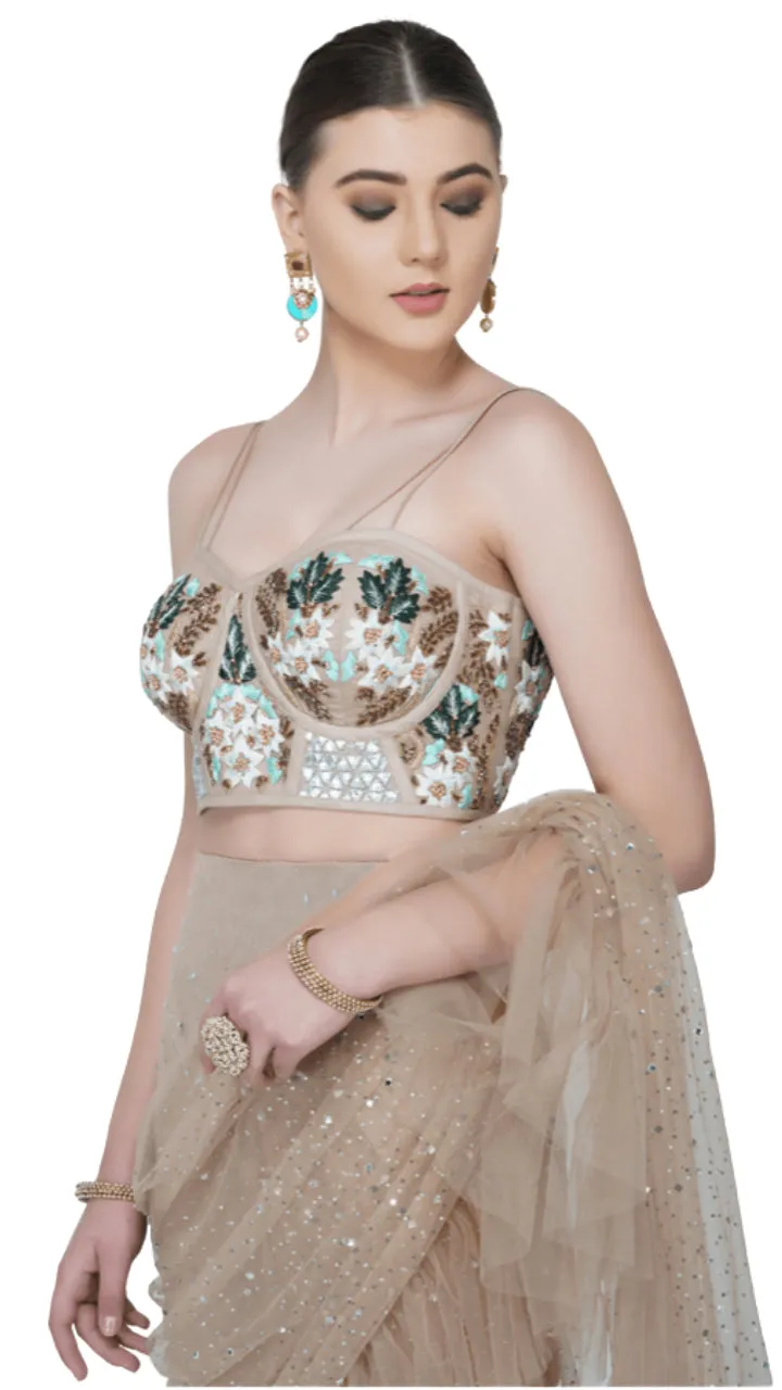 Crystal Ruffle Sari