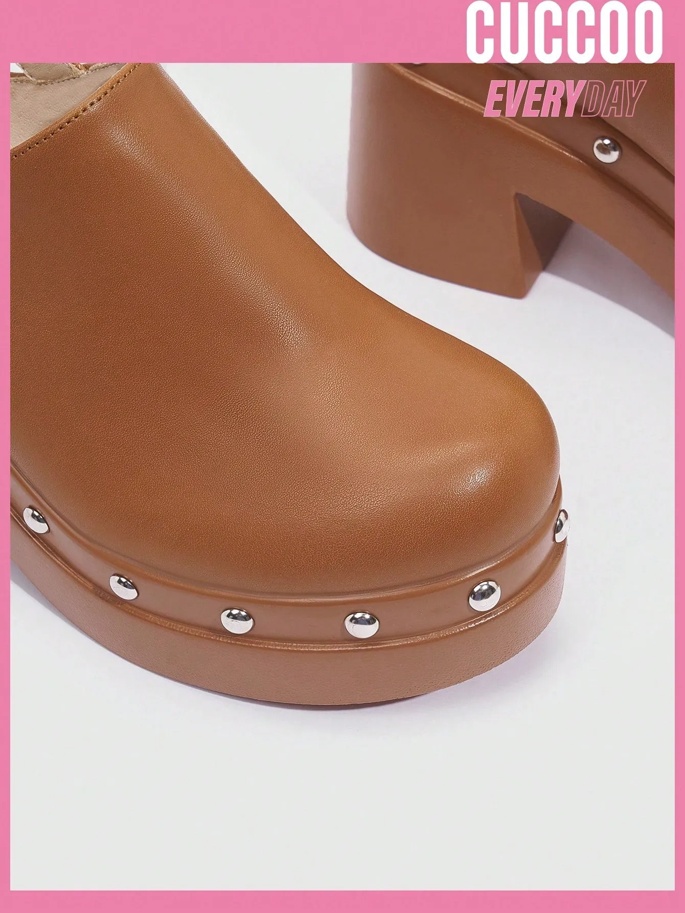 Cuccoo Destination Collection Women's Fashionable Black Wedge Heel Thick Platform Single Shoes