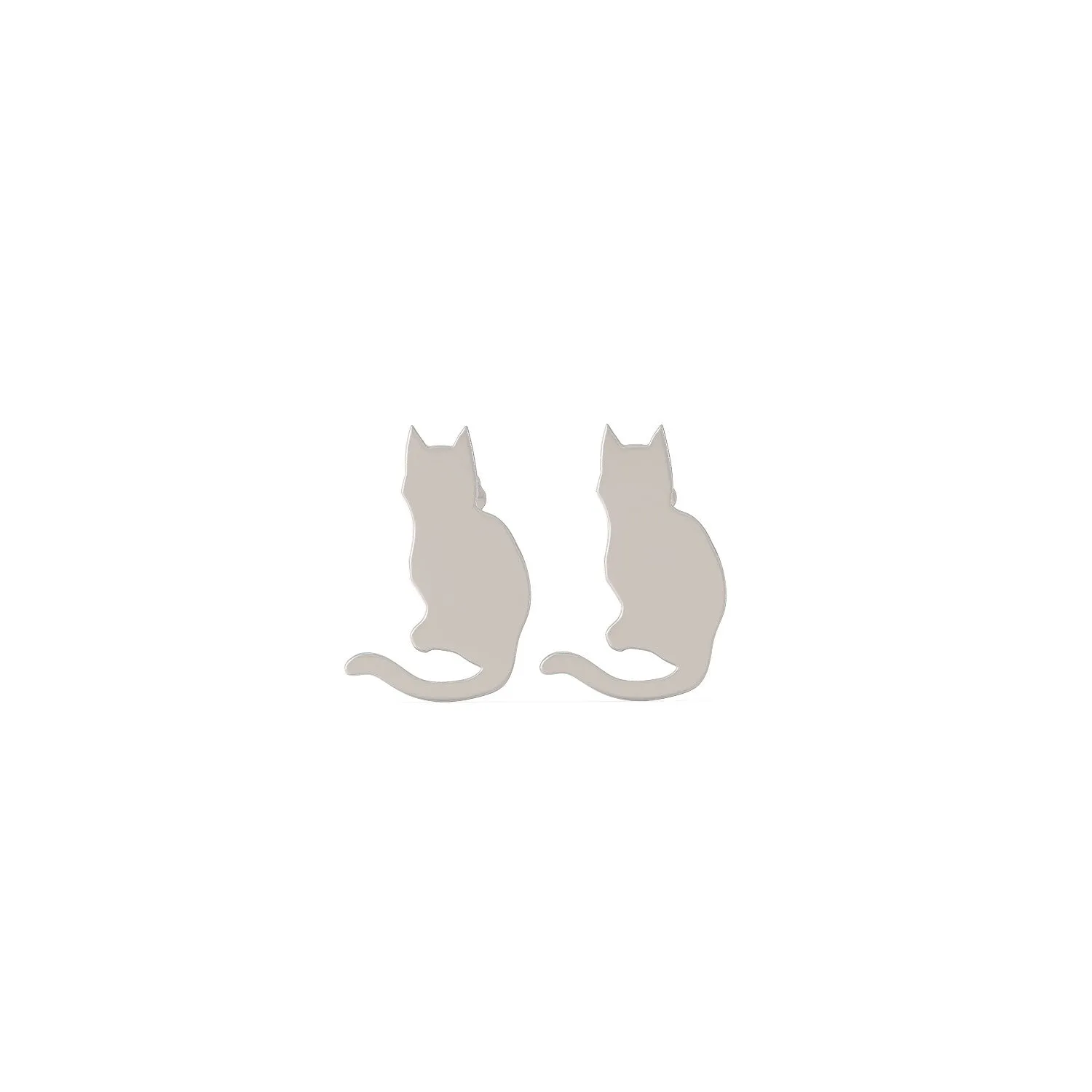 Cute Cat Stud Earrings