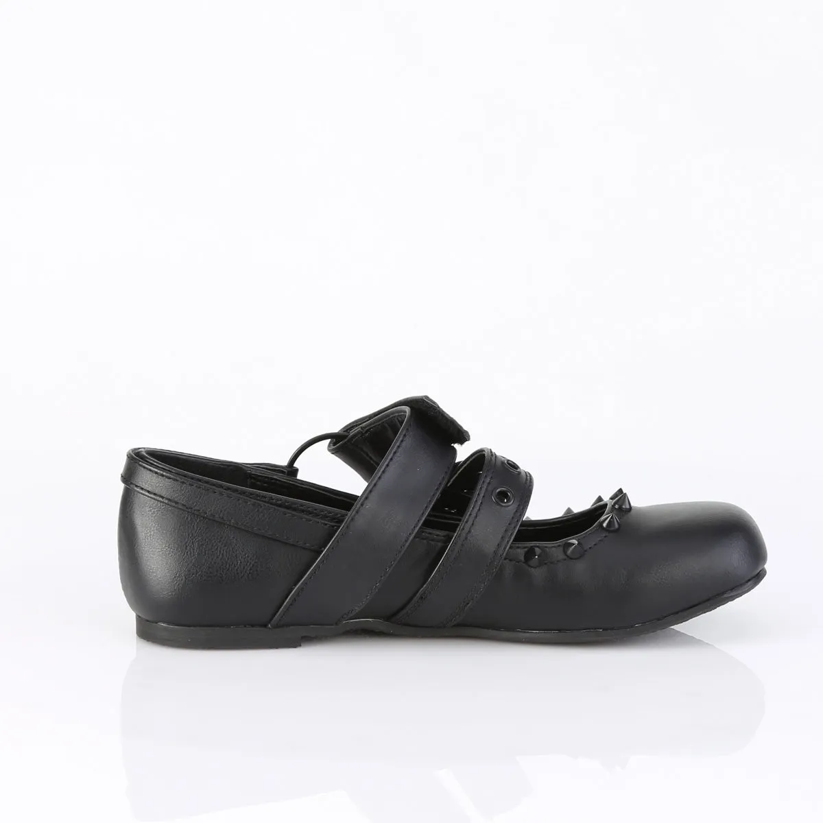DAISY-08  Black Vegan Leather