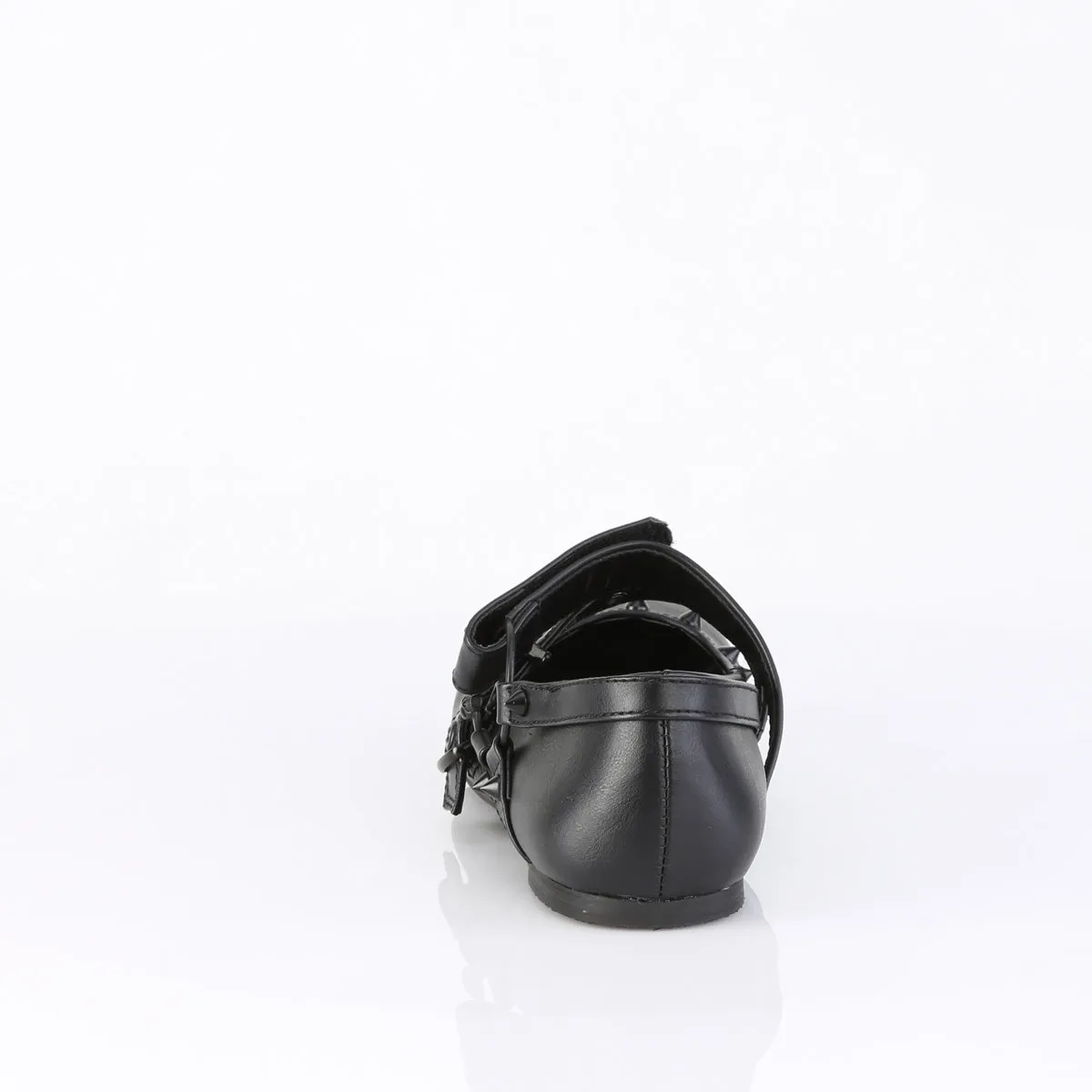 DAISY-08  Black Vegan Leather