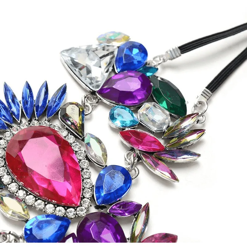 Dark Princess Full Crystal Rhinestone Anklet