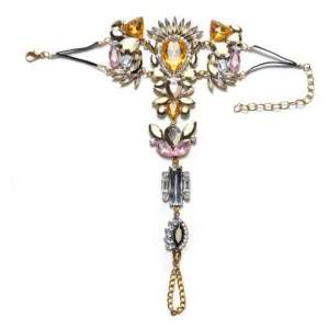 Dark Princess Full Crystal Rhinestone Anklet