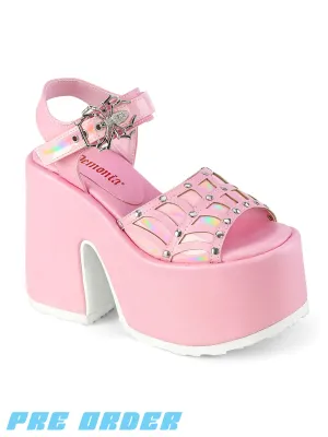 DEMONIA CAMEL-17 - PINK VEGAN LEATHER ✰ PRE ORDER ✰