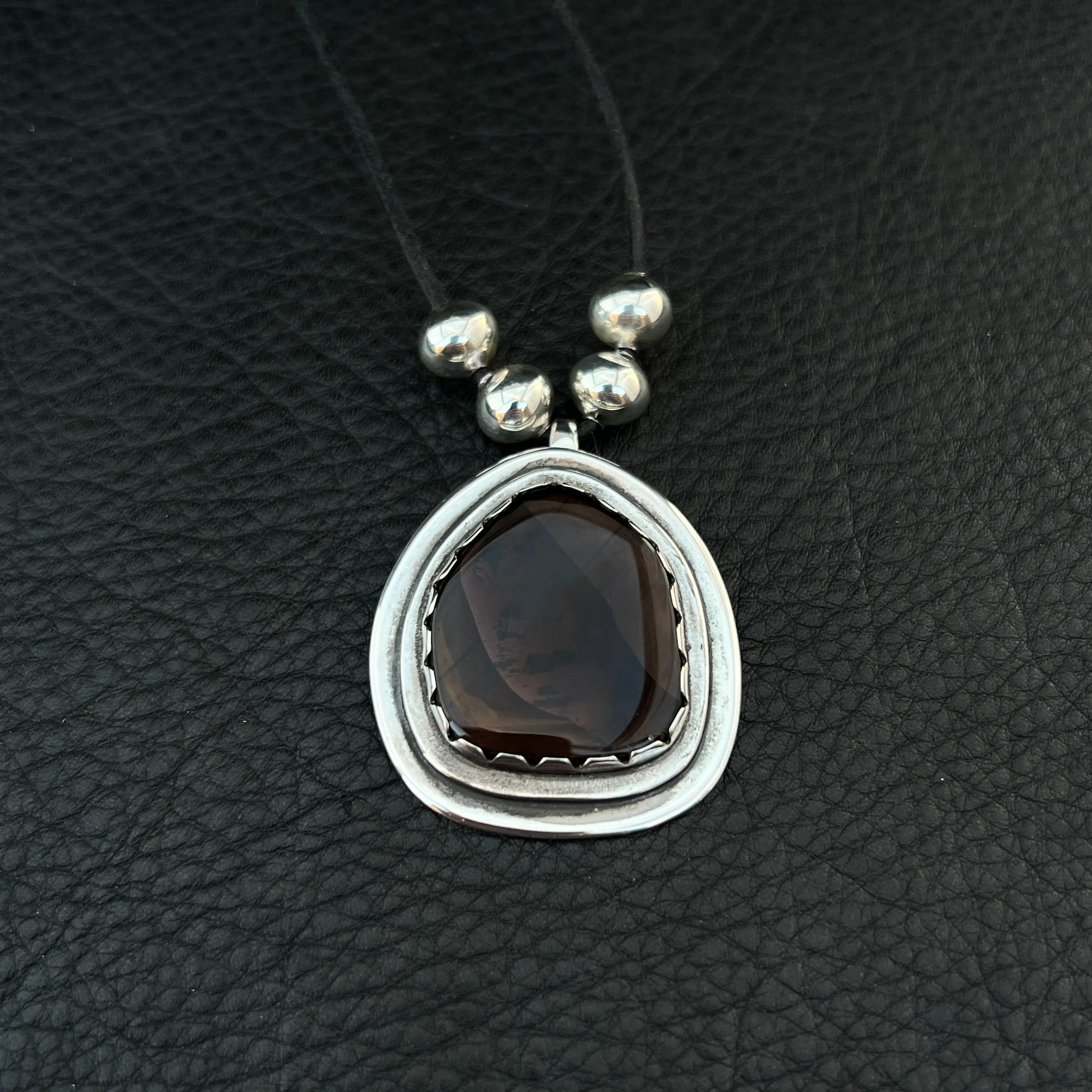 Deschutes Obsidian Pendant