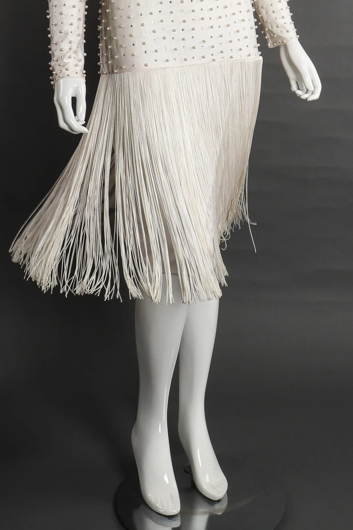Diamonds & Pearls Fringe Dress