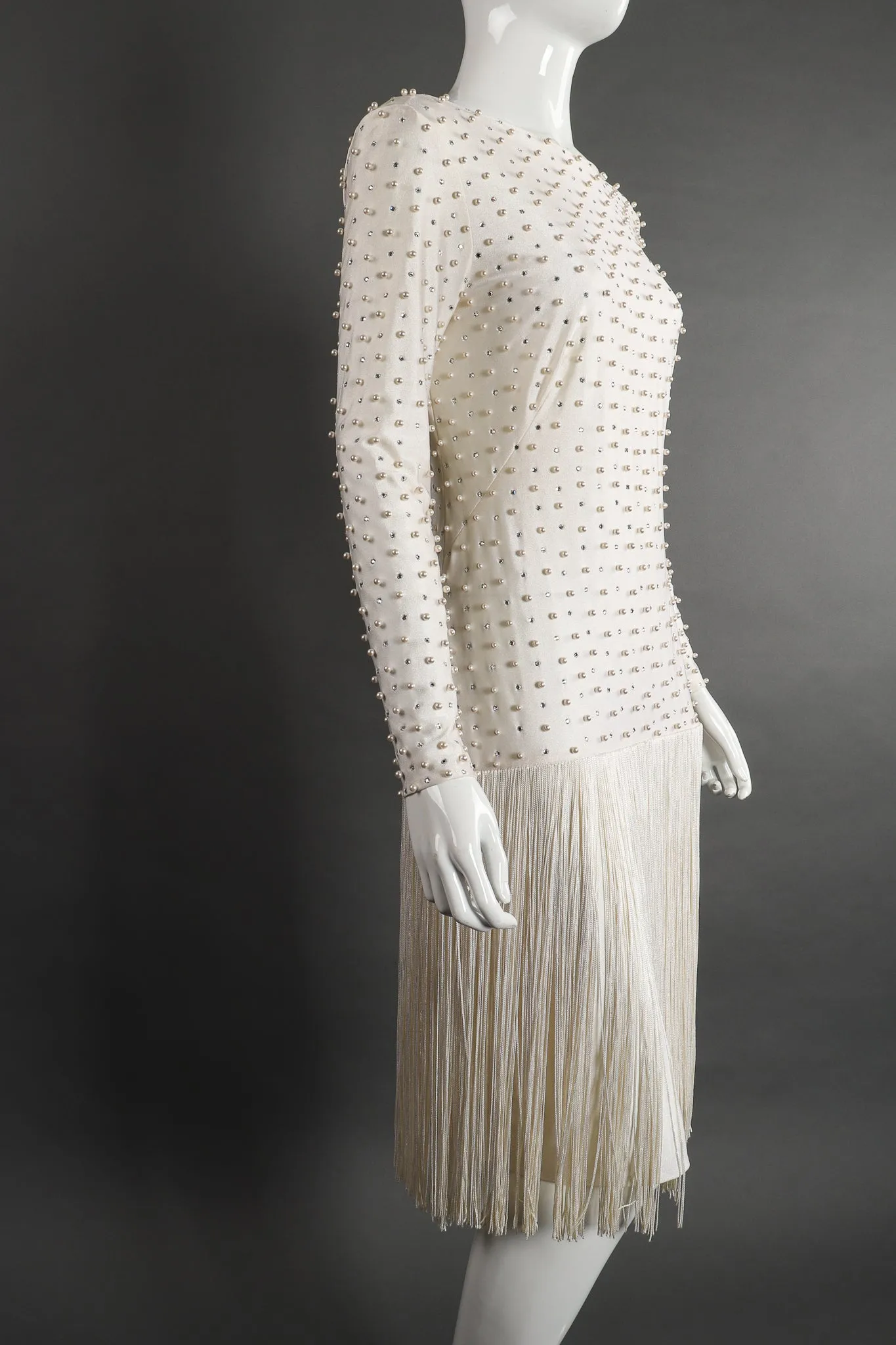 Diamonds & Pearls Fringe Dress