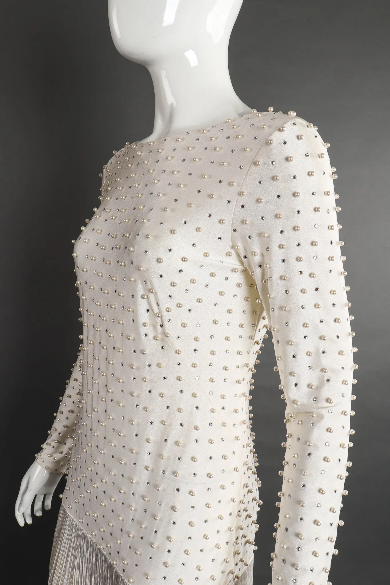 Diamonds & Pearls Fringe Dress