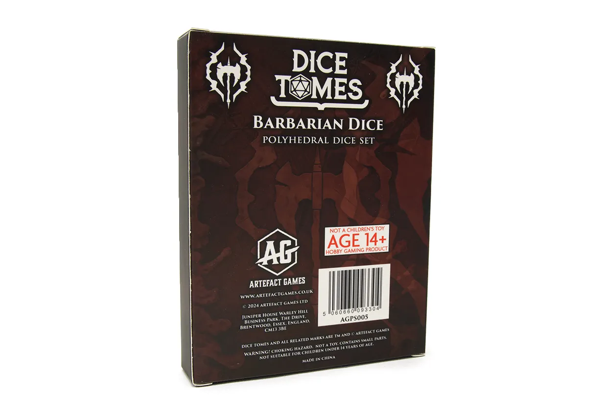 Dice Tomes | Barbarian Dice