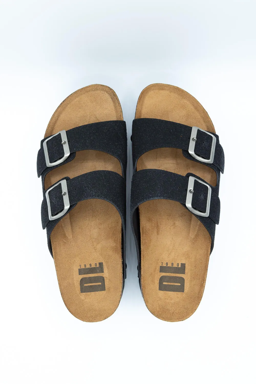 Dirty Laundry Pueblo 2 Band Platform Sandals for Women in Black | PUEBLO-BLACK