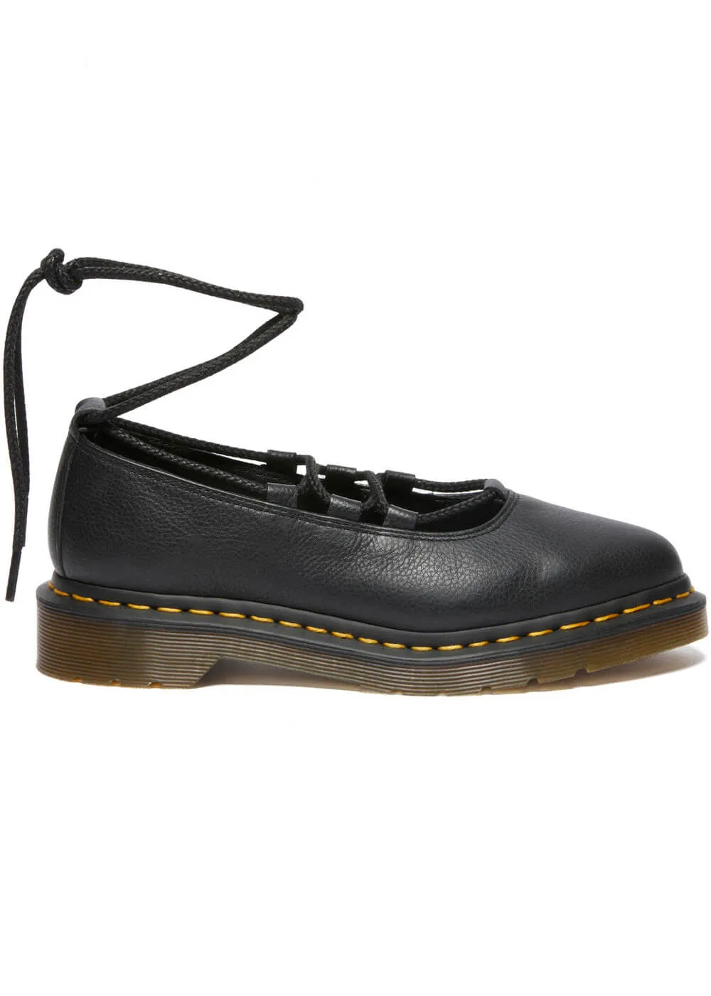 Dr. Martens Elphie II Virginia Leather Ballerinas Black