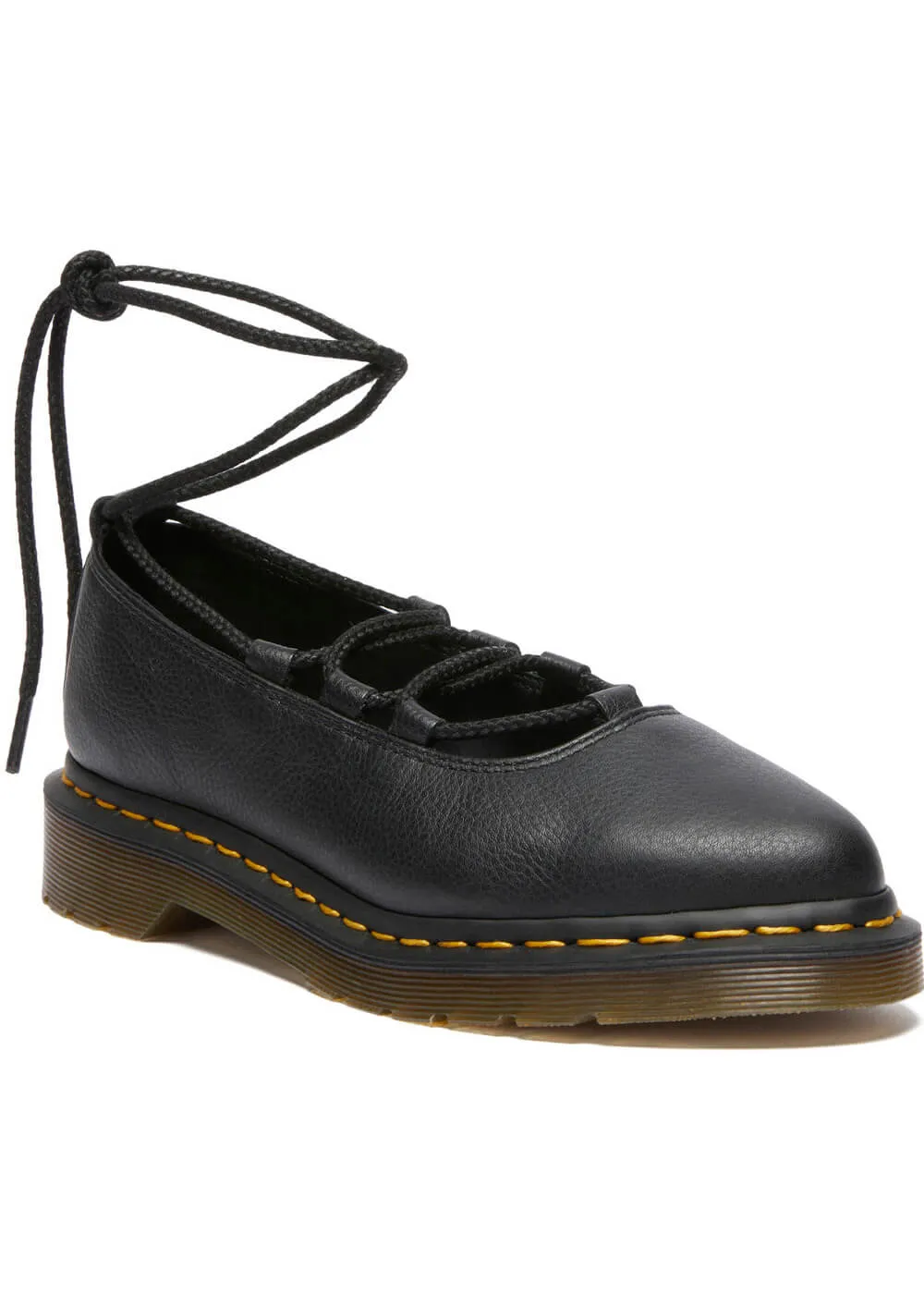 Dr. Martens Elphie II Virginia Leather Ballerinas Black