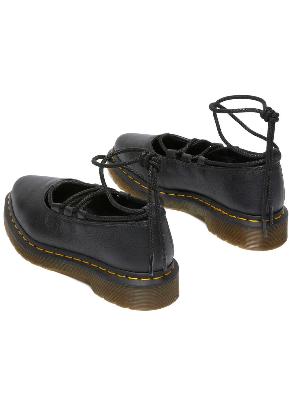 Dr. Martens Elphie II Virginia Leather Ballerinas Black