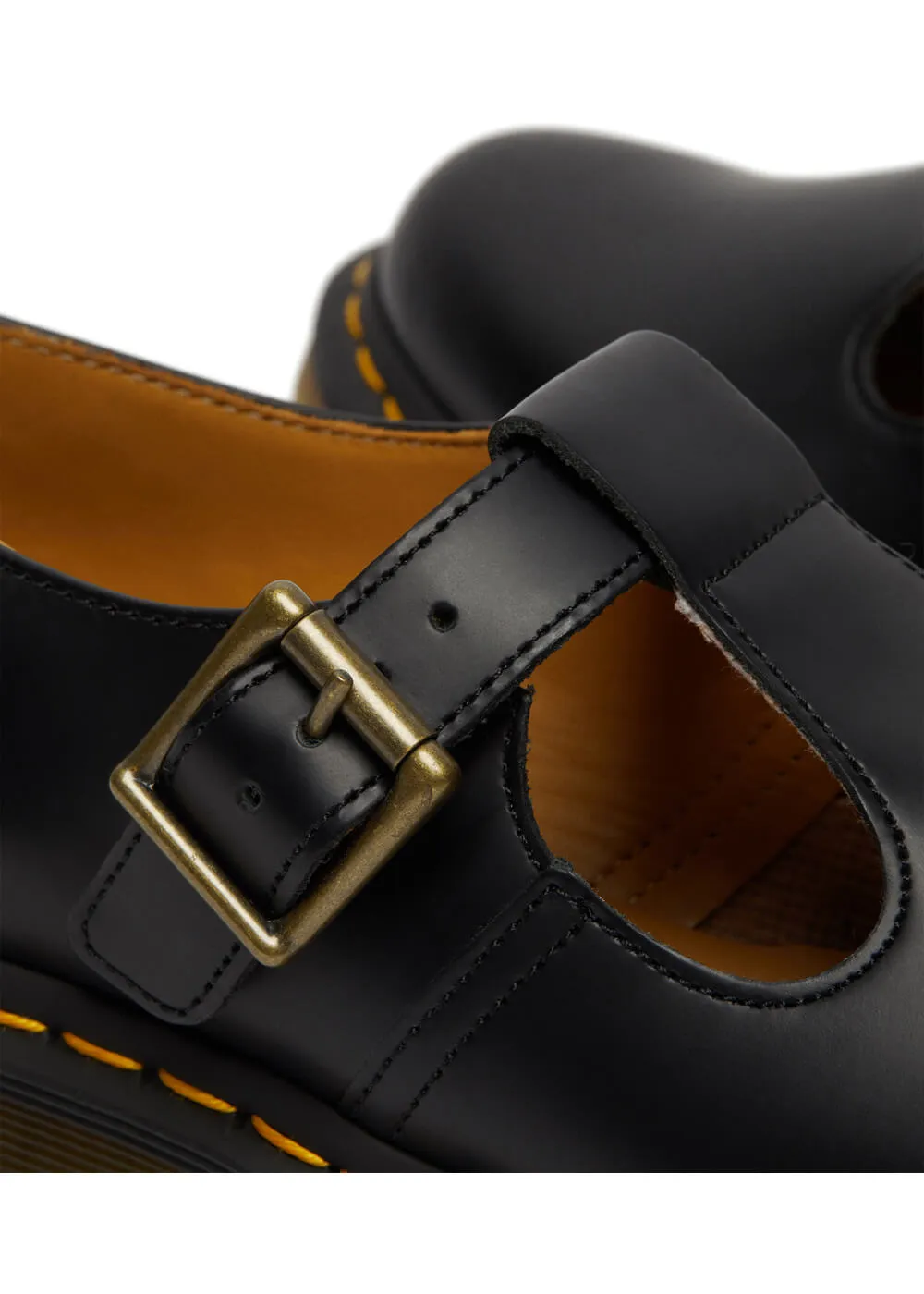 Dr. Martens Polley Smooth Mary Jane Shoes Black