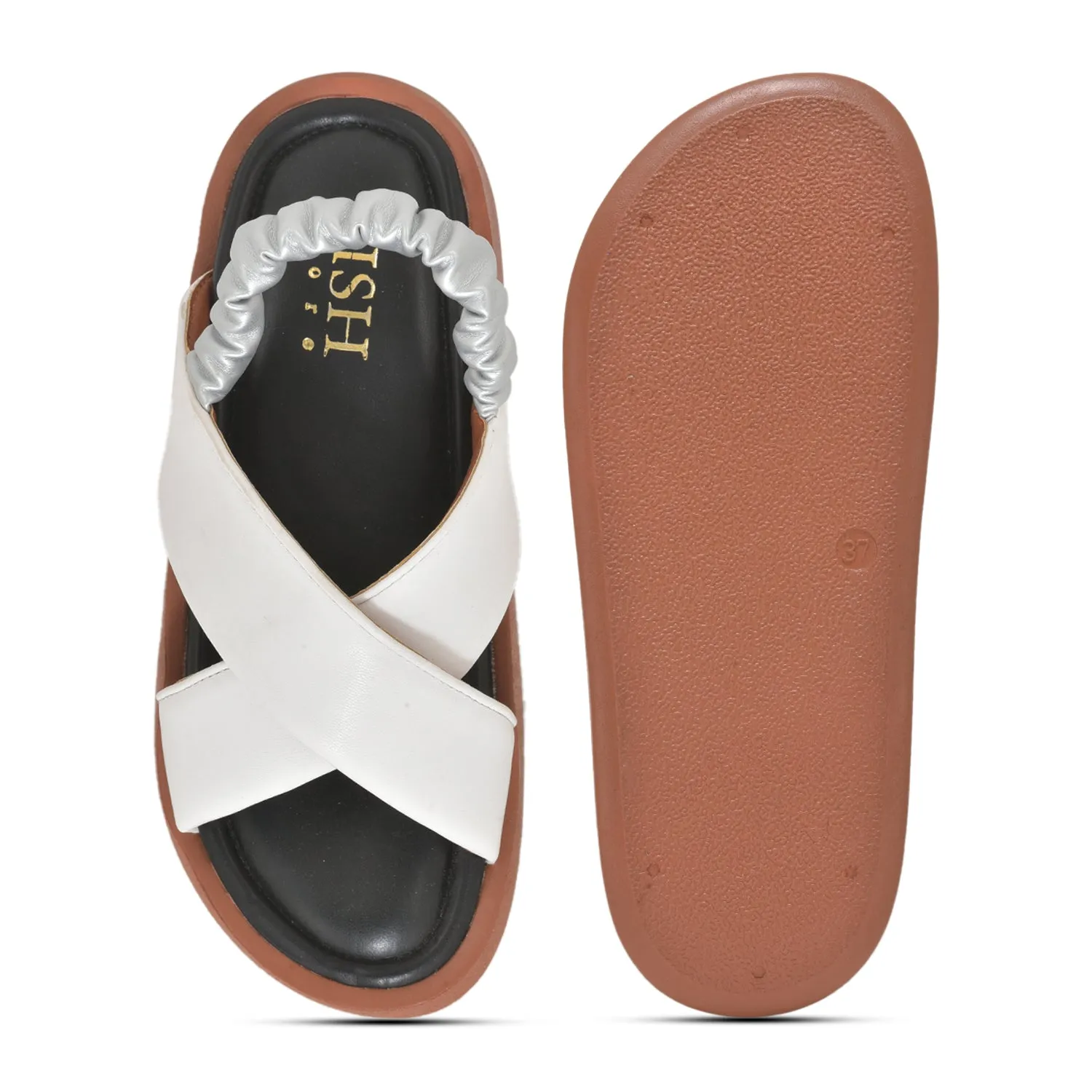 Dual Criss-Cross Sandals