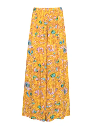 Elasticised Wide Leg Pant