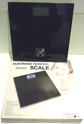 ELECTRONIC BATHROOM PERSONAL SCALES ( 150KG MAX.)  LGE LCD BACKLIT DISPLAY- NEW
