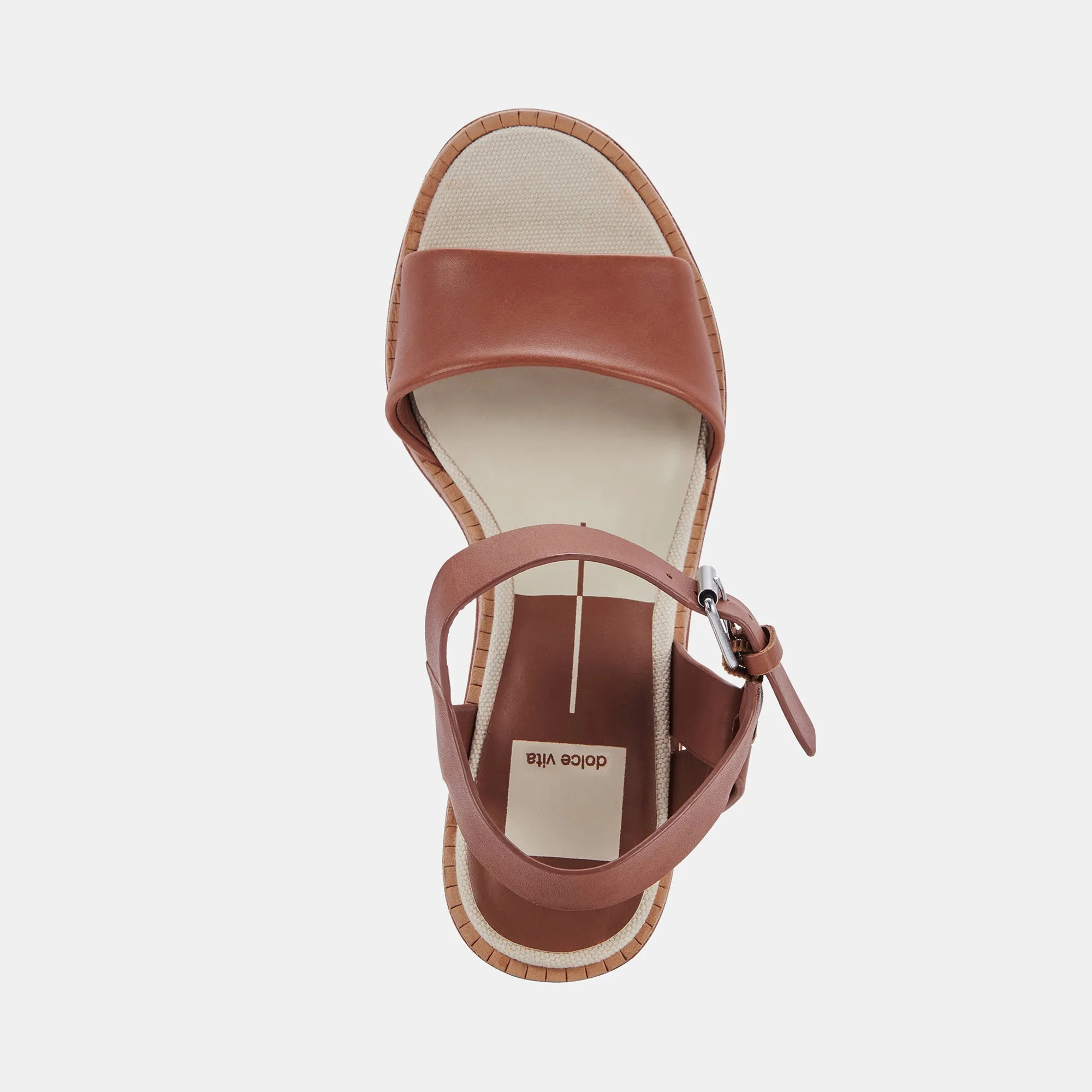 ELLY HEELS DK BROWN LEATHER
