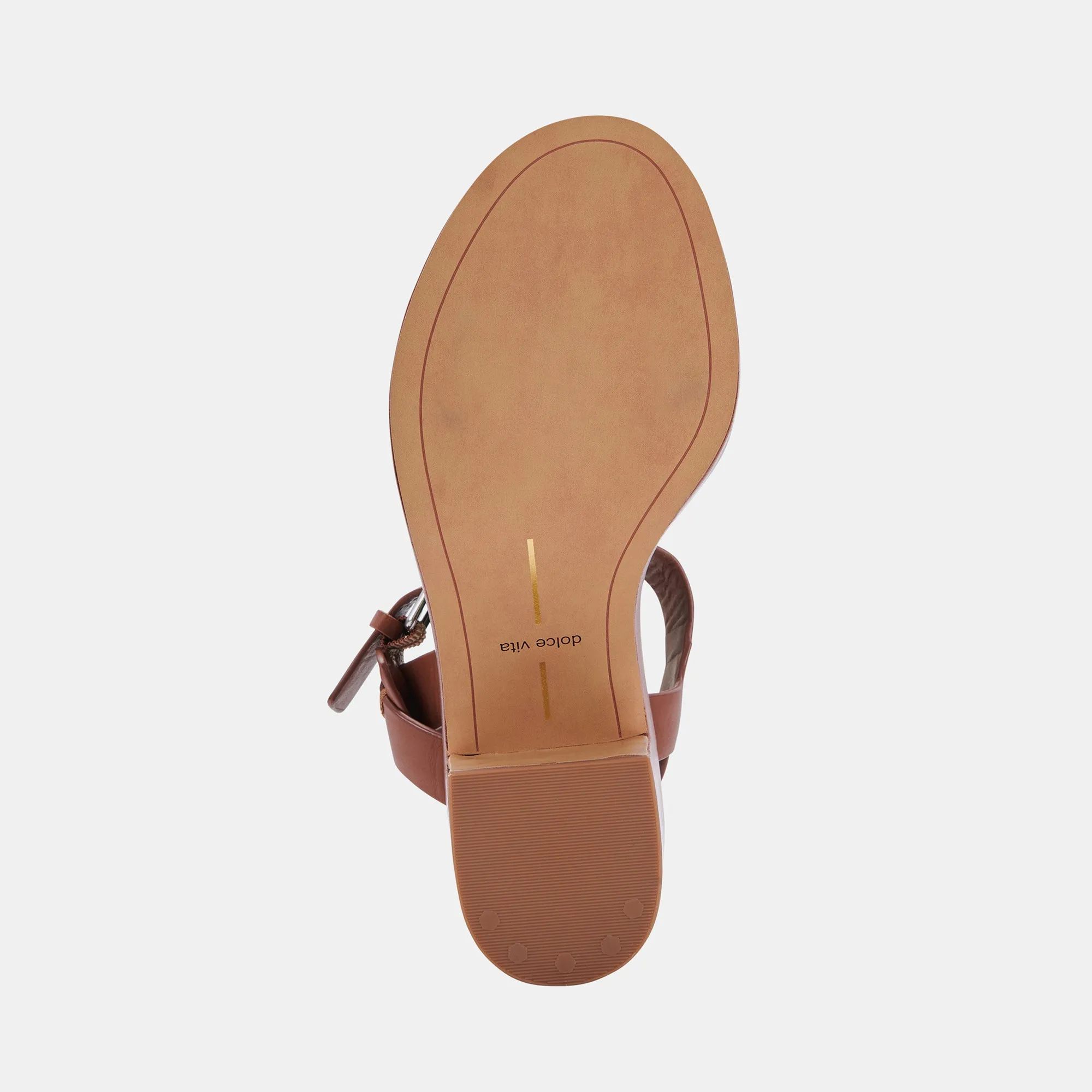 ELLY HEELS DK BROWN LEATHER